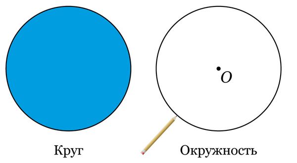 Окружность и круг картинки